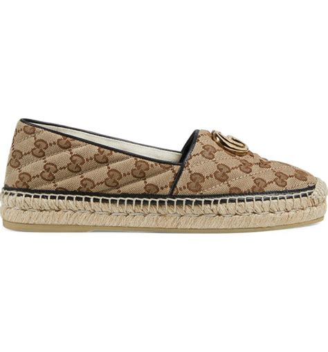 gucci pilar espadrille flat